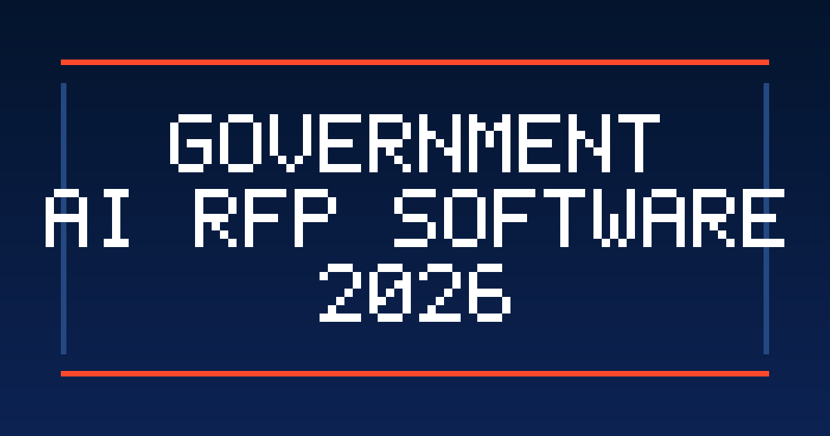 Government AI RFP software illustration