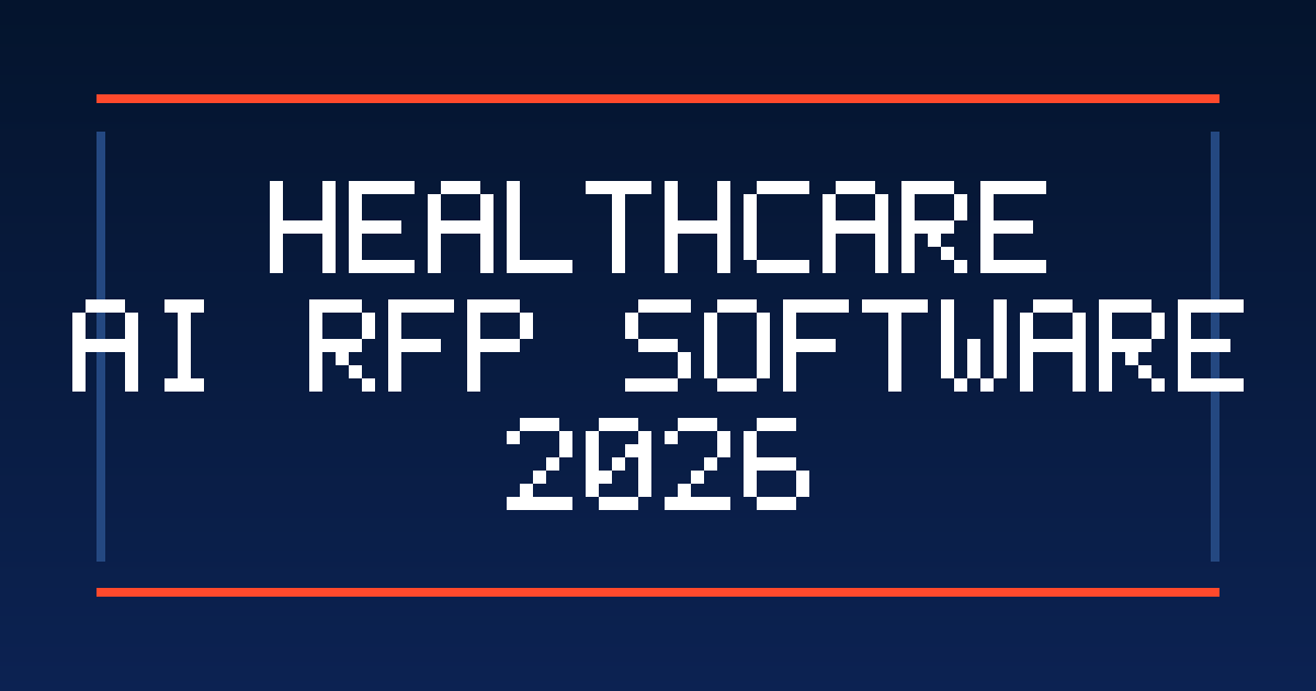 Healthcare AI RFP software illustration